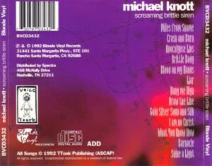 Michael Knott - Screaming Brittle Siren tray