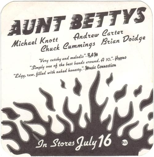 Aunt Bettys Promo Sticker (back)